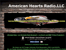 Tablet Screenshot of americanheartsradio.com